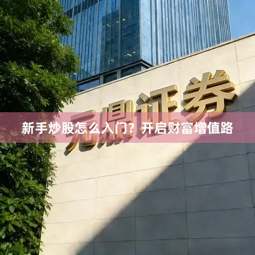 新手炒股怎么入门？开启财富增值路