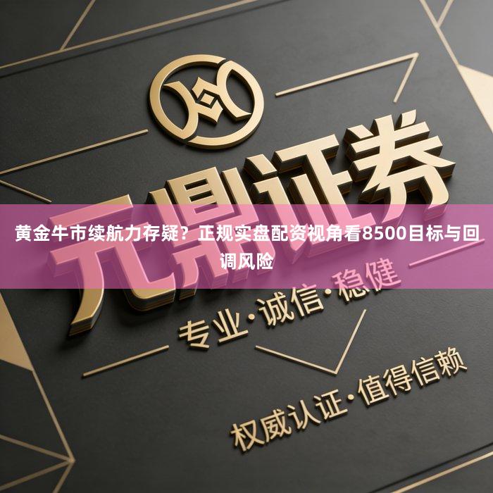 黄金牛市续航力存疑?正规实盘配资视角看8500目标与回调风险