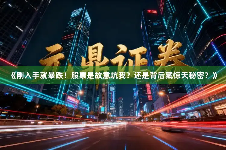 《刚入手就暴跌！股票是故意坑我？还是背后藏惊天秘密？》