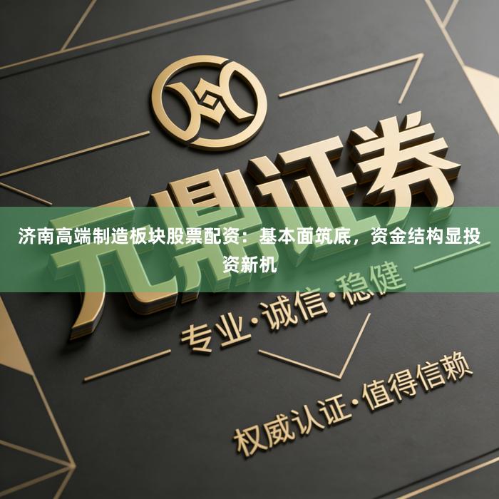 济南高端制造板块股票配资：基本面筑底，资金结构显投资新机