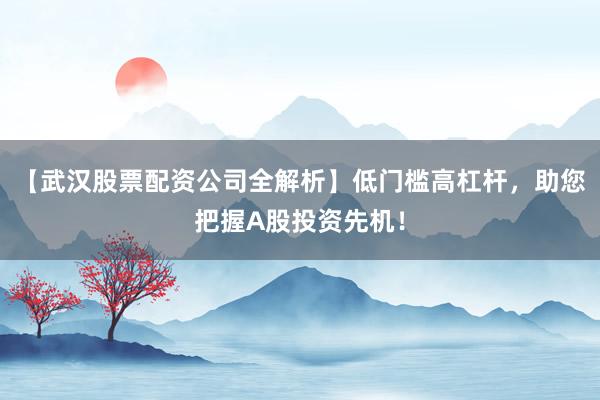 【武汉股票配资公司全解析】低门槛高杠杆，助您把握A股投资先机！