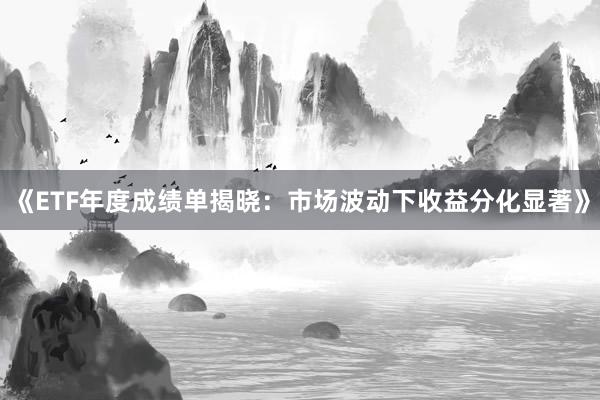 《ETF年度成绩单揭晓：市场波动下收益分化显著》