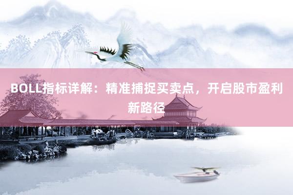 BOLL指标详解：精准捕捉买卖点，开启股市盈利新路径